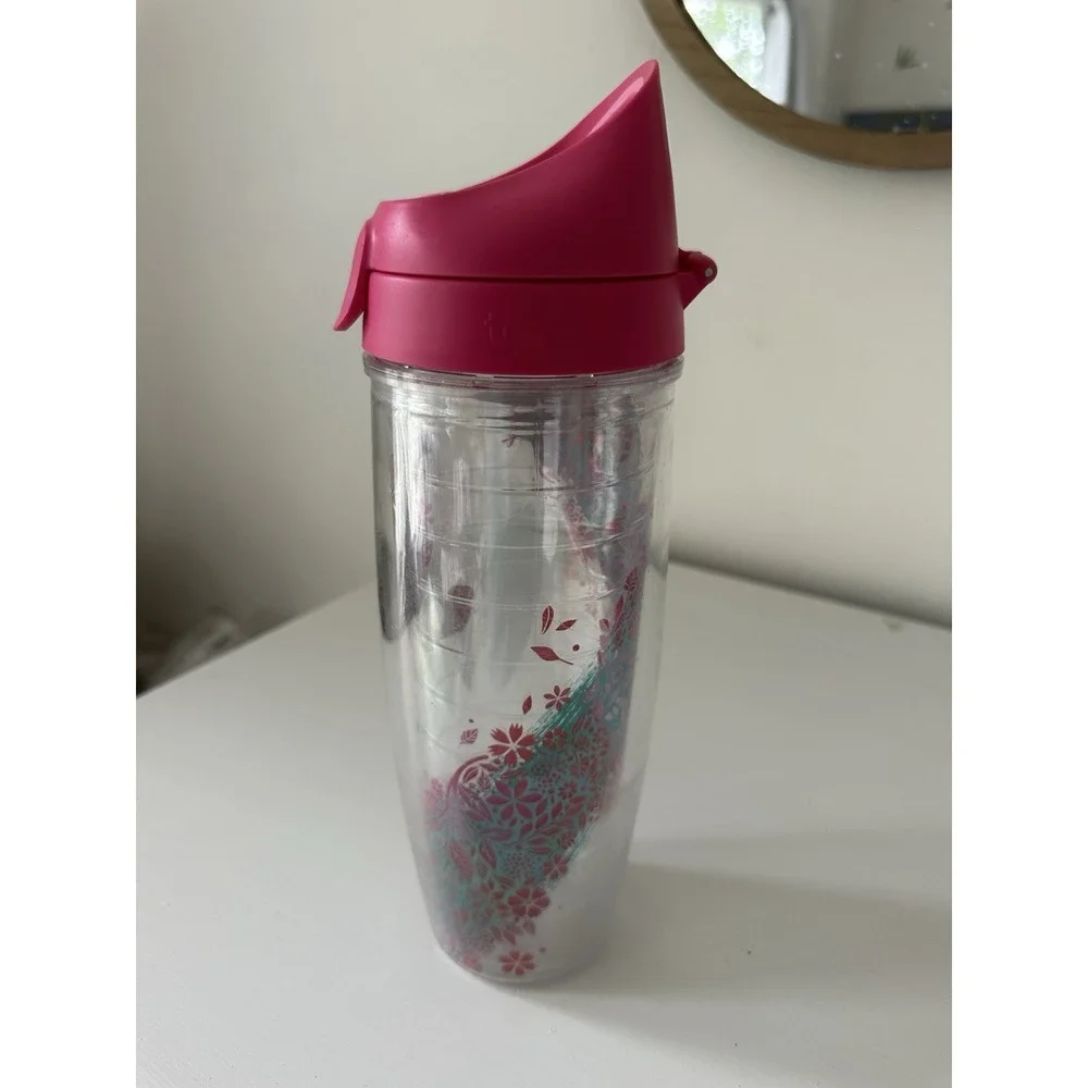 Letter J Tervis Tumblr With Pink Lid‎